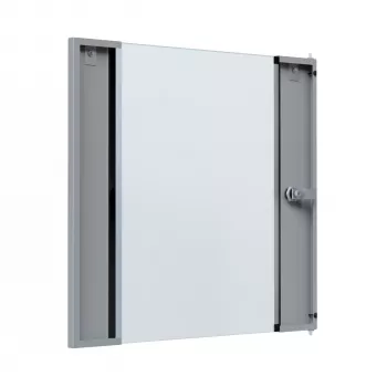 EFB Elektronik stikla durvis X-Rack sienas skapim 12U, pelēkas RAL 7035 (WGX-TUR12GR.G)
