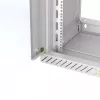 EFB Elektronik stikla durvis X-Rack sienas skapim 12U, pelēkas RAL 7035 (WGX-TUR12GR.G)