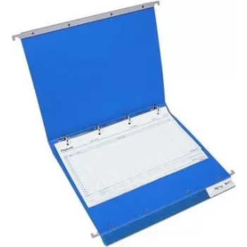 BOI Dokutech Pacientu dokumentācijas piekaramā mape, 4 gredzenu Economy Click-Line, zila, A4, 30 mm mugura 9109-00001-B