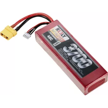 Reely LiPo akumulatoru komplekts 11.1V 3700mAh 3S 40C Hardcase XT90 (RE-7851483)