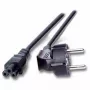 EFB Elektronik EK550.1,8 barošanas kabelis 1,8 m, melns, CEE 7/7 uz IEC C5