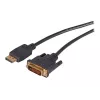 EFB Elektronik DisplayPort uz DVI-D kabelis, 2 m, melns, liets, ar skrūvēm K5564SW.2