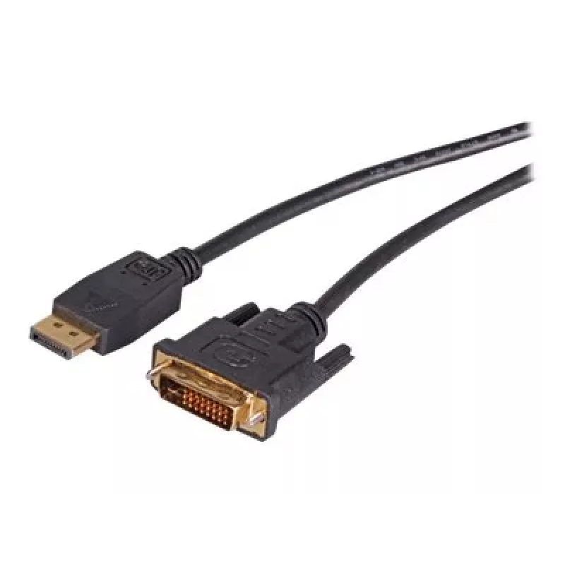 EFB Elektronik DisplayPort uz DVI-D kabelis, 2 m, melns, liets, ar skrūvēm K5564SW.2