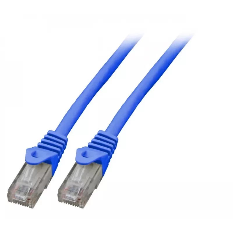 EFB-Elektronik RJ45 tīkla kabelis Cat.5e U/UTP LSZH CCA AWG24/7 zils 20m (K8110BL.20)