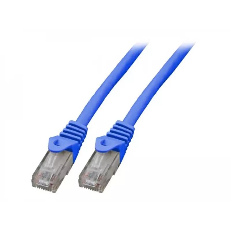 EFB-Elektronik RJ45 tīkla kabelis Cat.5e U/UTP LSZH CCA AWG24/7 zils 20m (K8110BL.20)