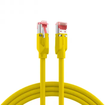 EFB Elektronik Cat.5e S/UTP PUR kabeļu savienotājkabelis ar RJ45, 7,5m, dzeltens K8032.7,5