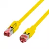 EFB Elektronik Cat.5e S/UTP PUR kabeļu savienotājkabelis ar RJ45, 7,5m, dzeltens K8032.7,5