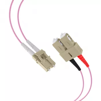 EFB-Elektronik Dupleksais komutācijas kabelis LC-SC 50/125µ OM4 LSZH Erika Violet 2,0mm 30m O0323.30