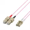 EFB-Elektronik Dupleksais komutācijas kabelis LC-SC 50/125µ OM4 LSZH Erika Violet 2,0mm 30m O0323.30