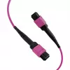 EFB Elektronik MTP-F/MTP-F 48 šķiedru matricas savienojuma kabelis OM4, LSZH Erika Violet, Code A, 25m MTPF48MTPFOM4-25-A