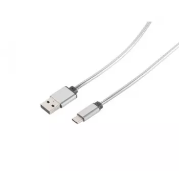 Exertis Connect 39910214 USB-C uz USB-A kabelis, 1 m, USB 3.2 Gen 1, sudraba