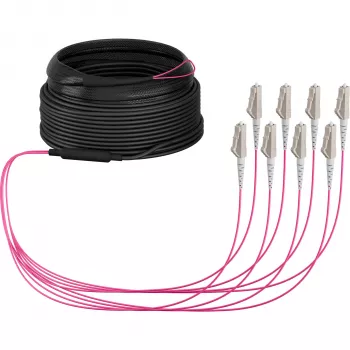 EFB Elektronik U-DQ ZN BH OM4 8G 1x8 LC-LC 10m Dca LSZH maģistrālais kabelis O8322S10OM4