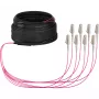 EFB Elektronik U-DQ ZN BH OM4 8G 1x8 LC-LC 10m Dca LSZH maģistrālais kabelis O8322S10OM4