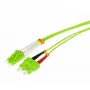 Tecline HD optiskais komutācijas kabelis OM5 50/125 µm LC Duplex uz SC Duplex, laima zaļš, 1,0 m 796LS01