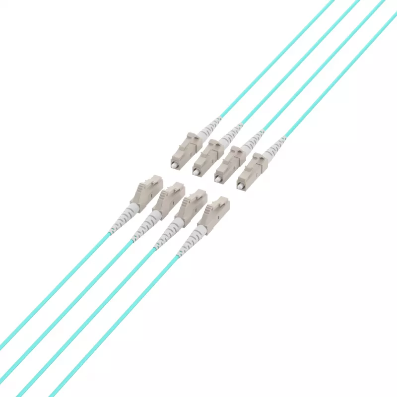 EFB Elektronik maģistrālais kabelis U-DQ ZN BH OM3 8G 1x8 LC-LC 10m Dca LSZH O8322S10OM3