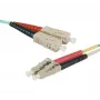 EXERTIS CONNECT optiskās šķiedras komutācijas kabelis, 50/125 µm, OM3, SC Duplex uz LC Duplex, tirkīza krāsas, 4,0 m
