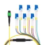 EFB Elektronik MPOF12LCOS2-5 MPO/APC(F) uz LC trunk kabelis OS2 12 šķiedras Type B LSZH dzeltens 5m