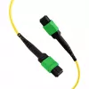 EFB Elektronik MPO-PLUS APC Female to MPO-PLUS APC Female OS2 8-Fiber Type B LSZH Yellow Patch Cable, 1m MPOF8MPOFOS2-1