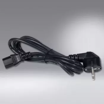 SCHÄFER IT SYSTEMS barošanas kabelis IEC 60320 C13 uz CEE 7/7 Schuko, 2 m, melns 6763200
