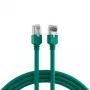 EFB-Elektronik RJ45 komutācijas kabelis Cat.5e SF/UTP LSZH Draka UC300 TM11 zaļš 7,5m K8013.7,5