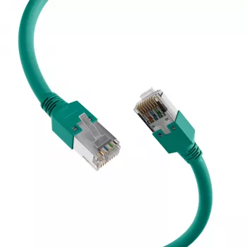 EFB-Elektronik RJ45 komutācijas kabelis Cat.5e SF/UTP LSZH Draka UC300 TM11 zaļš 7,5m K8013.7,5
