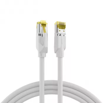 EFB-Elektronik Cat.6A S/FTP LSZH tīkla kabelis, RJ45, balts, 0,25 m K8560WS.0,25