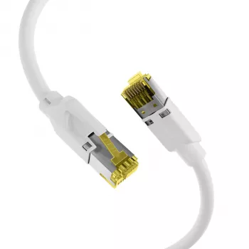 EFB-Elektronik Cat.6A S/FTP LSZH tīkla kabelis, RJ45, balts, 0,25 m K8560WS.0,25
