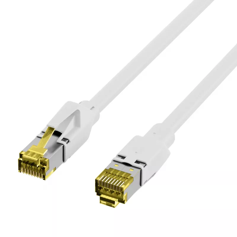 EFB-Elektronik Cat.6A S/FTP LSZH tīkla kabelis, RJ45, balts, 0,25 m K8560WS.0,25