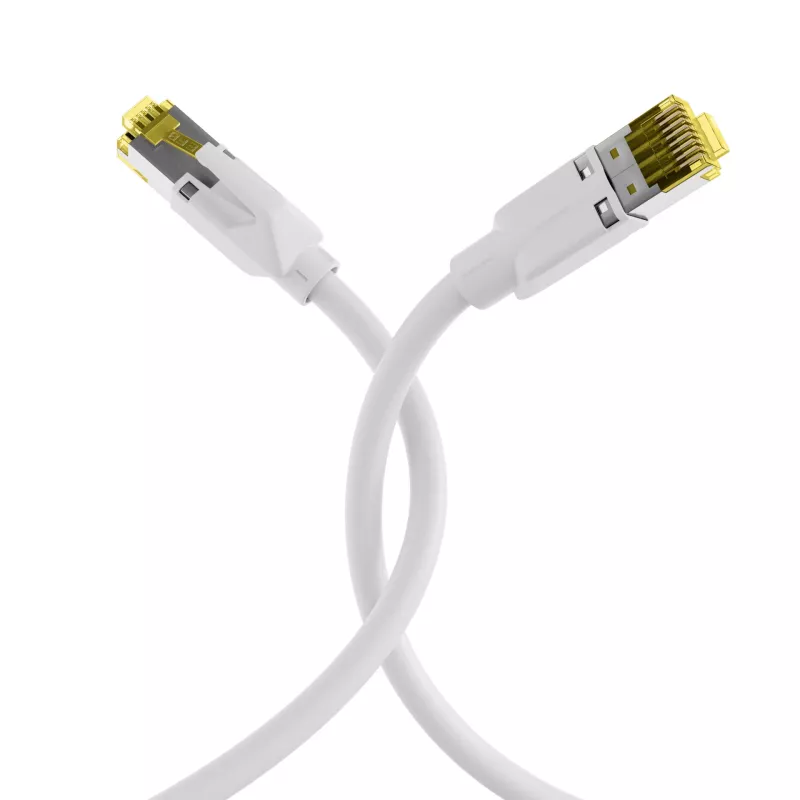 EFB-Elektronik Cat.6A S/FTP LSZH tīkla kabelis, RJ45, balts, 0,25 m K8560WS.0,25