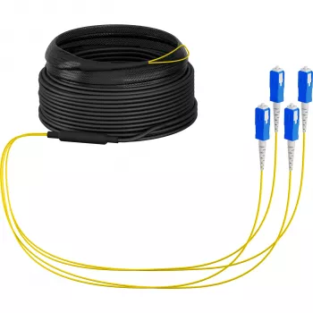 EFB Elektronik Trunkkabel U-DQ ZN BH OS2 4E 1x4 SC-SC 20m Dca LSZH - Optiskais šķiedras kabelis - 20 m O8301S20OS2