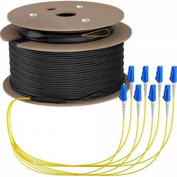 EFB Elektronik maģistrālais kabelis U-DQ ZN BH OS2 8E 1x8 LC-LC 160m Dca LSZH O8322S160OS2