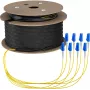 EFB Elektronik maģistrālais kabelis U-DQ ZN BH OS2 8E 1x8 LC-LC 80m Dca LSZH - 80 m O8322S80OS2