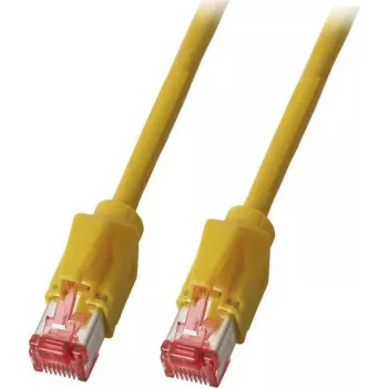 EFB-Elektronik RJ45 Cat.5e S/UTP PUR tīkla kabelis, 1m, dzeltens, drag chain K8032.1