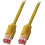 EFB-Elektronik RJ45 Cat.5e S/UTP PUR tīkla kabelis, 1m, dzeltens, drag chain K8032.1