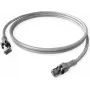 ZVK GmbH EasyLan PushPull Cat 6 STP tīkla savienojuma kabelis, RJ-45 tēviņš uz RJ-45 tēviņš, 1 m, pelēks, liets, bez aizķeršanās CPP1OACACA0010
