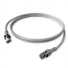 ZVK GmbH EasyLan PushPull Cat 6 STP tīkla savienojuma kabelis, RJ-45 tēviņš uz RJ-45 tēviņš, 1 m, pelēks, liets, bez aizķeršanās CPP1OACACA0010
