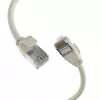 EFB-Elektronik RJ45 tīkla kabelis Cat.6A U/FTP TPE 4mm Ultraflex pelēks 1,5m K5547GR.1,5