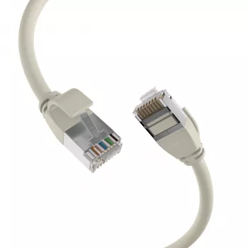 EFB-Elektronik RJ45 tīkla kabelis Cat.6A U/FTP TPE 4mm Ultraflex pelēks 1,5m K5547GR.1,5