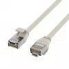 EFB-Elektronik RJ45 tīkla kabelis Cat.6A U/FTP TPE 4mm Ultraflex pelēks 1,5m K5547GR.1,5