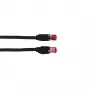 EFB Elektronik Cat.7 S/FTP LSZH tīkla kabelis, RJ45, 0,25 m, melns K0700SW.0,25