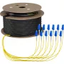 EFB Elektronik maģistrālais kabelis U-DQ ZN BH OS2 12E 1x12 LC-LC 90m Dca LSZH O8342S90OS2