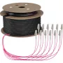 EFB Elektronik maģistrālais kabelis U-DQ ZN BH OM4 12G 1x12 LC-LC 150m Dca LSZH - 150 m (O8342S150OM4)