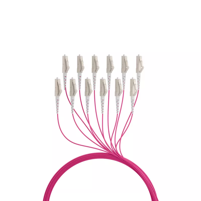 EFB Elektronik maģistrālais kabelis U-DQ ZN BH OM4 12G 1x12 LC-LC 150m Dca LSZH - 150 m (O8342S150OM4)