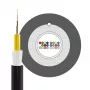 INFRALAN A-DQ(ZN)B2Y OS2 24E (1x24) Fca 2000N melns 5,8mm G657A1 āra optiskais kabelis, 24 šķiedras, 2000N stiepes izturība, vaļēja caurule, PE apvalks A24S2F1