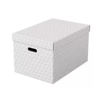 Uzglabāšanas kaste Esselte Home Storage Box L, 3 gab., balta, 628286