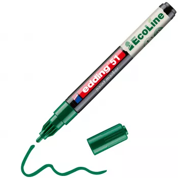 edding 51 EcoLine krāsas marķieris zaļš 1-2 mm 4-51-004