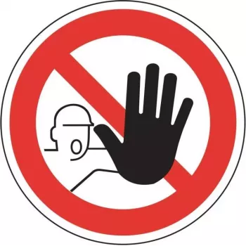 HEIN Industrieschilder 2209 aizlieguma zīme - Ieeja nepiederošām personām aizliegta, plastmasa, 200 x 300 mm, ASR A1.3/DIN EN ISO 7010