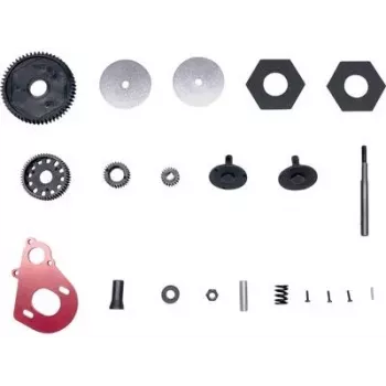Reely RE-5546595 motora stiprinājuma plāksne un pārnesumkārbas mezgls