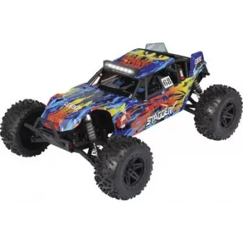 Reely Stagger Brushed 1:10 RC elektriskais buggy 4WD Ready-to-Run 2.4 GHz ar akumulatoru, lādētāju un raidītāja baterijām RE-6333762