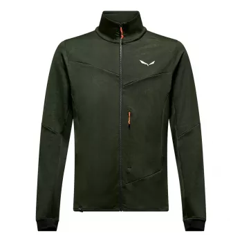 Salewa Sella Crevasse Jacket vīriešu flīsa jaka - tumši olīvu, izmērs M